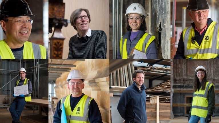 Gallery of eight of the people who have been working to bring Clandon back to life